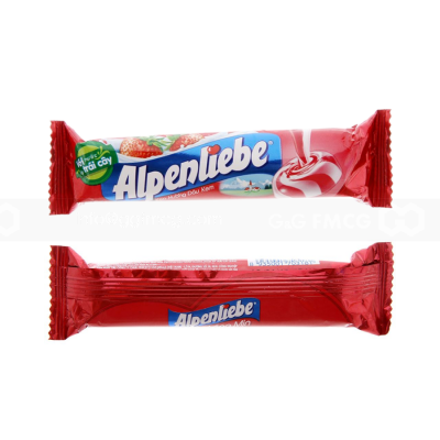 Alpenliebe Cream Strawberry Flavour Toffee Chocolate